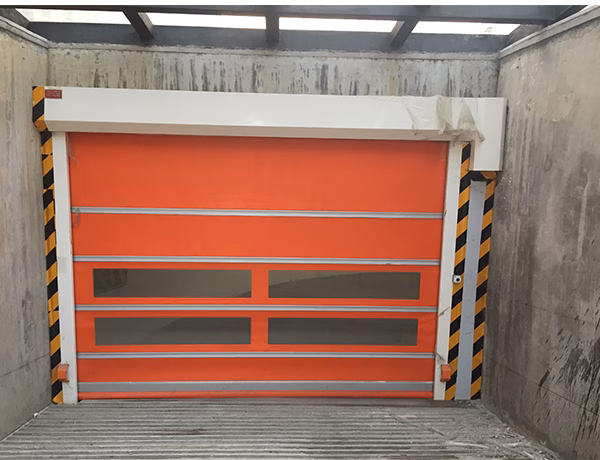 Soft fast door